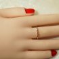 Dainty Garnet Ring Garnet Cluster Ring 14k Gold Spessartine Garnet Wedding Rings