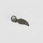 Natural Pave Diamond Angel Wing Charm 925 Sterling Silver Diamond Charms Pendant