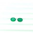 Sandawana Emerald Pair Set Of 2Pc Natural Emerald Cut Stone CERTIFIED Stone Pair Sandawana Emerald Pair Set Of 2Pc Natural Emerald Cut Stone CERTIFIED Stone Pair