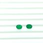 Sandawana Emerald Pair Set Of 2Pc Natural Emerald Cut Stone CERTIFIED Stone Pair