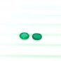 Sandawana Emerald Pair Set Of 2Pc Natural Emerald Cut Stone CERTIFIED Stone Pair