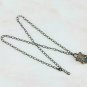 Natural Diamond Padlock Necklace 925 Sterling Silver Everyday Fashion Pendant.