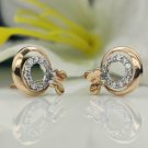 14k Solid Gold Diamond Butterfly Earring Charm Wedding Stud Earrings Rose Gold. 14k Solid Gold Diamond Butterfly Earring Charm Wedding Stud Earrings Rose Gold.