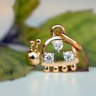 Ladybug Diamond Pendant Necklace 14k Gold Diamond Tiny Ladybug Pendant Charm. Ladybug Diamond Pendant Necklace 14k Gold Diamond Tiny Ladybug Pendant Charm.