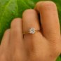 Natural Diamond Ring For Women Real Diamond Engagement Ring Wedding Promise Ring