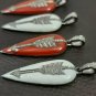 Pave Diamond 925 Silver Enamel Paint Arrow Pendant Jewelry Wholesale Jewelry.
