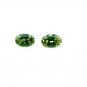 Demantoid Garnet 6x4 oval pair  set of 2  Excellent Cut Demantoid Garnet Jewelry