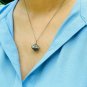 Rosecut Diamond Pendant Necklace 925 Sterling Silver Necklace Victorian Pendant.