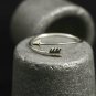 14k Solid Gold Dainty Skinny Mini Statement Ring Minimalist Wedding Ring Band S7