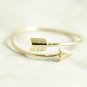 14k Solid Gold Dainty Skinny Mini Statement Ring Minimalist Wedding Ring Band S7
