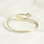 14k Solid Gold Dainty Skinny Mini Statement Ring Minimalist Wedding Ring Band S7