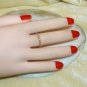 Garnet Diamond Ring Eternity Band 14k Gold Mandarin Spessartite Wedding Ring N89