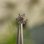 Tiny Diamond Star Piercing 14k Solid Gold Diamond Body Piercing Nose Ear Studs.