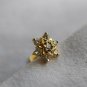 Tiny Diamond Star Piercing 14k Solid Gold Diamond Body Piercing Nose Ear Studs.