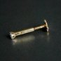Internally Threaded Diamond Nose Stud 14k Gold Nose Piercing Nostril Jewelry.