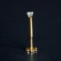 Internally Threaded Diamond Nose Stud 14k Gold Nose Piercing Nostril Jewelry.