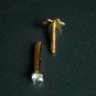 Internally Threaded Diamond Nose Stud 14k Gold Nose Piercing Nostril Jewelry.