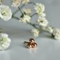 14k Gold Trinity Nose Stud Beach Holidays Nose Ear Piercing Pin Birthday Gift.
