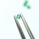 Sandawana Emerald 1mm-1.25mm Natural Square Cut Emerald CERTIFIED Emerald Stone. Sandawana Emerald 1mm-1.25mm Natural Square Cut Emerald CERTIFIED Emerald Stone.