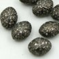 Pave Diamond Oval Beads Spacers Design Pave Diamond 925 Silver Jewelry Beads.