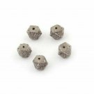 Pave Diamond Cube Beads Diamond Cubes Sterling Silver 6mm Cube Beads Findings.