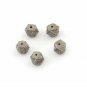 Pave Diamond Cube Beads Diamond Cubes Sterling Silver 6mm Cube Beads Findings.