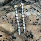Pave Diamond Long Earring 925 Silver Polki Diamond Anniversary Earring Gift. Pave Diamond Long Earring 925 Silver Polki Diamond Anniversary Earring Gift.