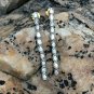 Pave Diamond Long Earring 925 Silver Polki Diamond Anniversary Earring Gift.