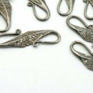 Antique Look Rosecut Pave Diamond Design S Lock 925 Silver Handmade Clasps NS78. Antique Look Rosecut Pave Diamond Design S Lock 925 Silver Handmade Clasps NS78.