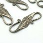 Antique Look Rosecut Pave Diamond Design S Lock 925 Silver Handmade Clasps NS78.