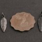 Leaf Charm Pendant Pave Diamond 925 Silver Wholesale Pendant Findings Leaf Charm