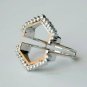Diamond Enhancer For Solitaire Diamond Ring Hexagon Halo Ring Enhancer 14k Gold.