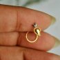 14k Gold Mango Nose Piercing C Wire Nose Ear Piercing Birthday Gift Jewelry.