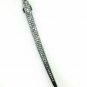 Pave Diamond Spike Bar Pendant 925 Silver Diamond Bar Pendant Birthday Charm.