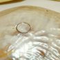 14K GOLD RING MANDARIN SPESSARTITE WEDDING BAND DIAMOND RING ENGAGEMENT BAND N54