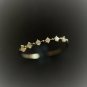10k Solid Gold Elegant Stacking Thin Band Dainty Diamond Ring Women Ring Band S7