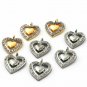 Pave Diamond Heart Charm Pendant 925 Sterling Silver Additional Finding Supply.