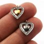 Pave Diamond Heart Charm Pendant 925 Sterling Silver Additional Finding Supply.