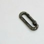 Full Pave Diamond Rosecut Diamond Paper Clip Design Clasps 925 Silver Handmade.
