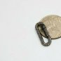 Full Pave Diamond Rosecut Diamond Paper Clip Design Clasps 925 Silver Handmade.