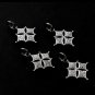 10 Pc Set Pave Diamond Clover Pendant Lucky Pendant 925 Silver Christmas Gifts.