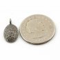 Pave Diamond Oval Charm Pendant 925 Silver Diamond Charm Additional Jewelry.