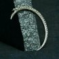 Diamond Crescent Moon Pendant 925 Silver Half Moon Pendant Birthday Gift Charm.