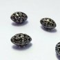 Pave Rosecut Diamond 925 Silver Handmade Pave Diamond Beads Egg Shape Spacers.