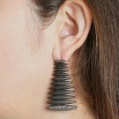 14k Gold Pave Diamond Spike Earring 925 Silver Fashion Jewelry Modern Jewelry. 14k Gold Pave Diamond Spike Earring 925 Silver Fashion Jewelry Modern Jewelry.