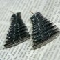 14k Gold Pave Diamond Spike Earring 925 Silver Fashion Jewelry Modern Jewelry.