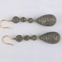 Beads Earring Pave Diamond Earring 14k Gold&925 Silver Diamond Handmade Earring.