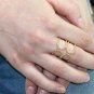14k Gold Natural Pave Diamond Ring Fine Jewelry Wedding Anniversary Ring Gift.