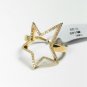 14k Solid Gold Diamond Star Ring Star Cocktail Ring Engagement Gift Diamond Ring