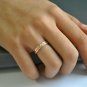 Wedding Band Set 14k Solid Gold Diamond Couple Ring Bride Groom Wedding Ring Set